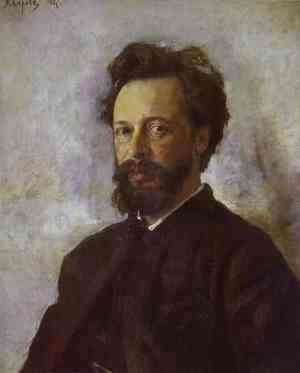 Valentin Aleksandrovich Serov - Portrait Of Sergei Chokolov 1887