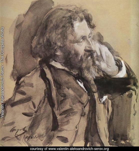 Portrait Of The Artist Ilya Repin 1901