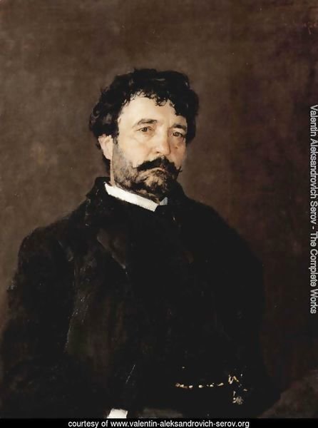 Portrait Of The Italian Singer Angelo Masini 1890