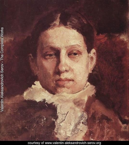Portrait Of Vera Repina 1881