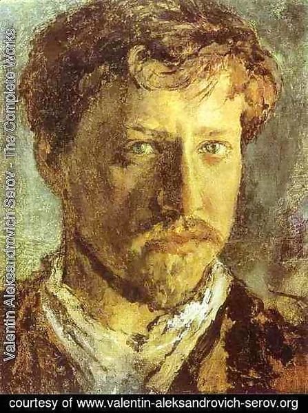 Valentin Aleksandrovich Serov - Self Portrait 1880s