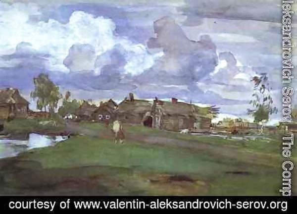 Valentin Aleksandrovich Serov - Village 1898