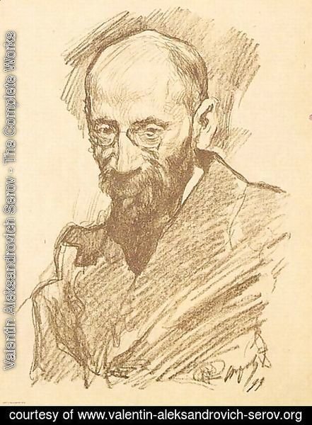 Valentin Aleksandrovich Serov - Portrait of A.P. Nurok