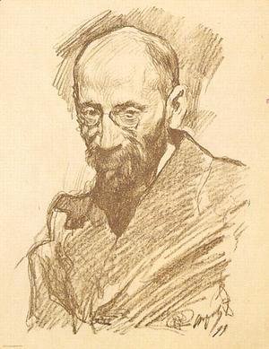 Valentin Aleksandrovich Serov - Portrait of A.P. Nurok