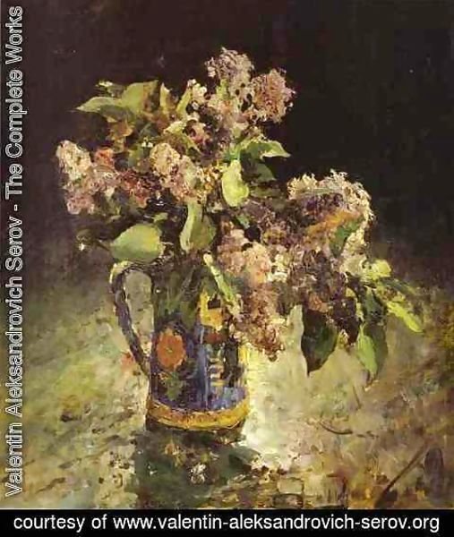Valentin Aleksandrovich Serov - Lilacs in Vase