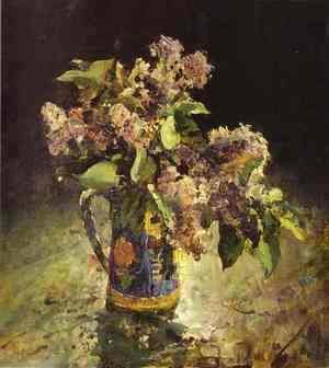 Valentin Aleksandrovich Serov - Lilacs in Vase