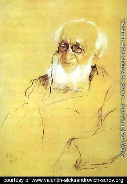 Valentin Aleksandrovich Serov - Portrait of P. Semenov-Tien-Shansky