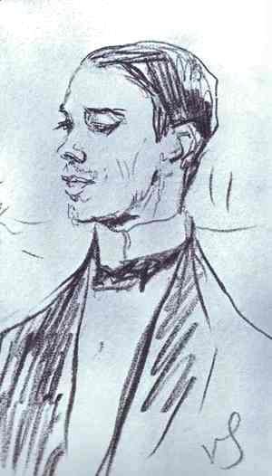 Portrait of Vazlav Nizhinsky