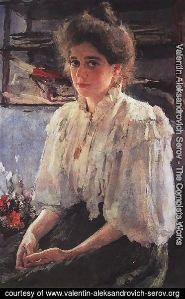 Valentin Aleksandrovich Serov - Portrait of Maria Lvova