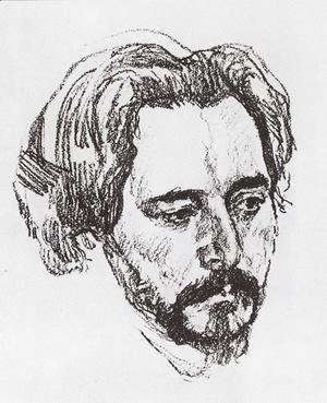 Valentin Aleksandrovich Serov - Portrait of L.N. Andreev