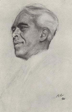 Valentin Aleksandrovich Serov - Portrait of Konstantin Stanislavski 2
