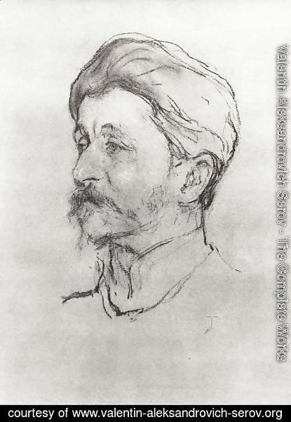 Valentin Aleksandrovich Serov - Portrait of the Artist M.A. Vrubel