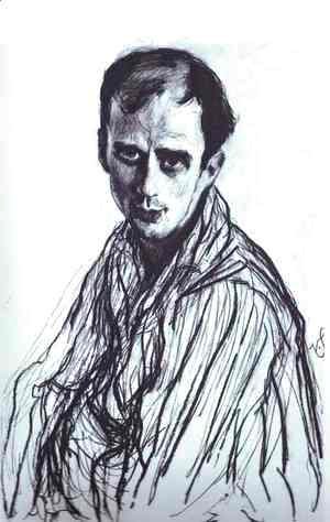 Valentin Aleksandrovich Serov - Portrait of Mikhail Fokin