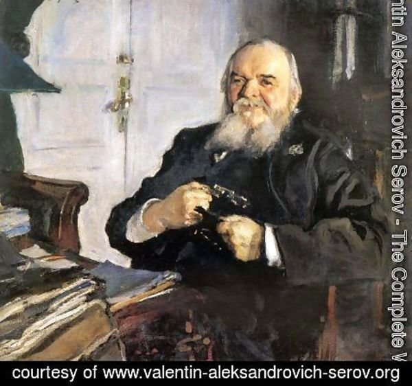 Valentin Aleksandrovich Serov - Portrait of Alexander Turchaninov