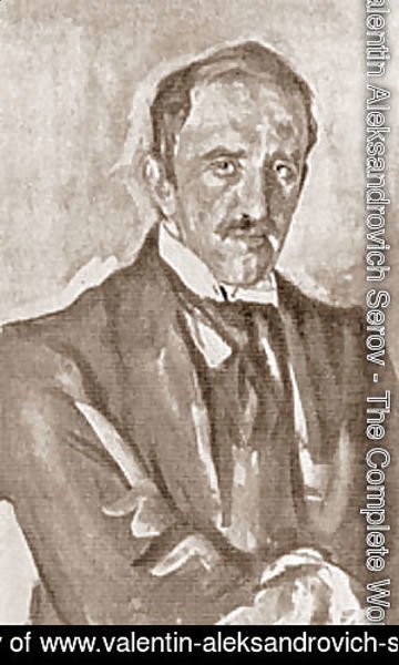 Valentin Aleksandrovich Serov - Portrait of Paolo Troubetzkoy